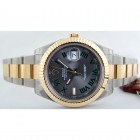 Rolex Datejust II Two-Tone 18K Yellow Gold Fluted 116333 41mm Watch